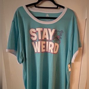 NWT. Disney Lilo & Stitch T-Shirt “Stay Weird”  Size 3X